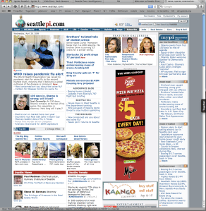 SeattlePI.com, April 2009 SeattlePI.com, April 2009