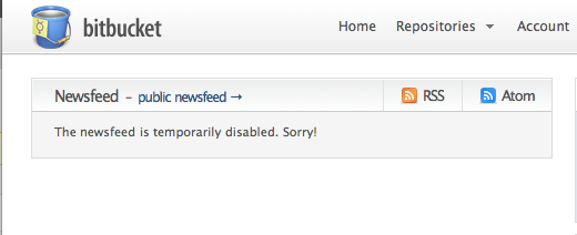 bitbucket newsfeed Bitbucket newsfeed problem